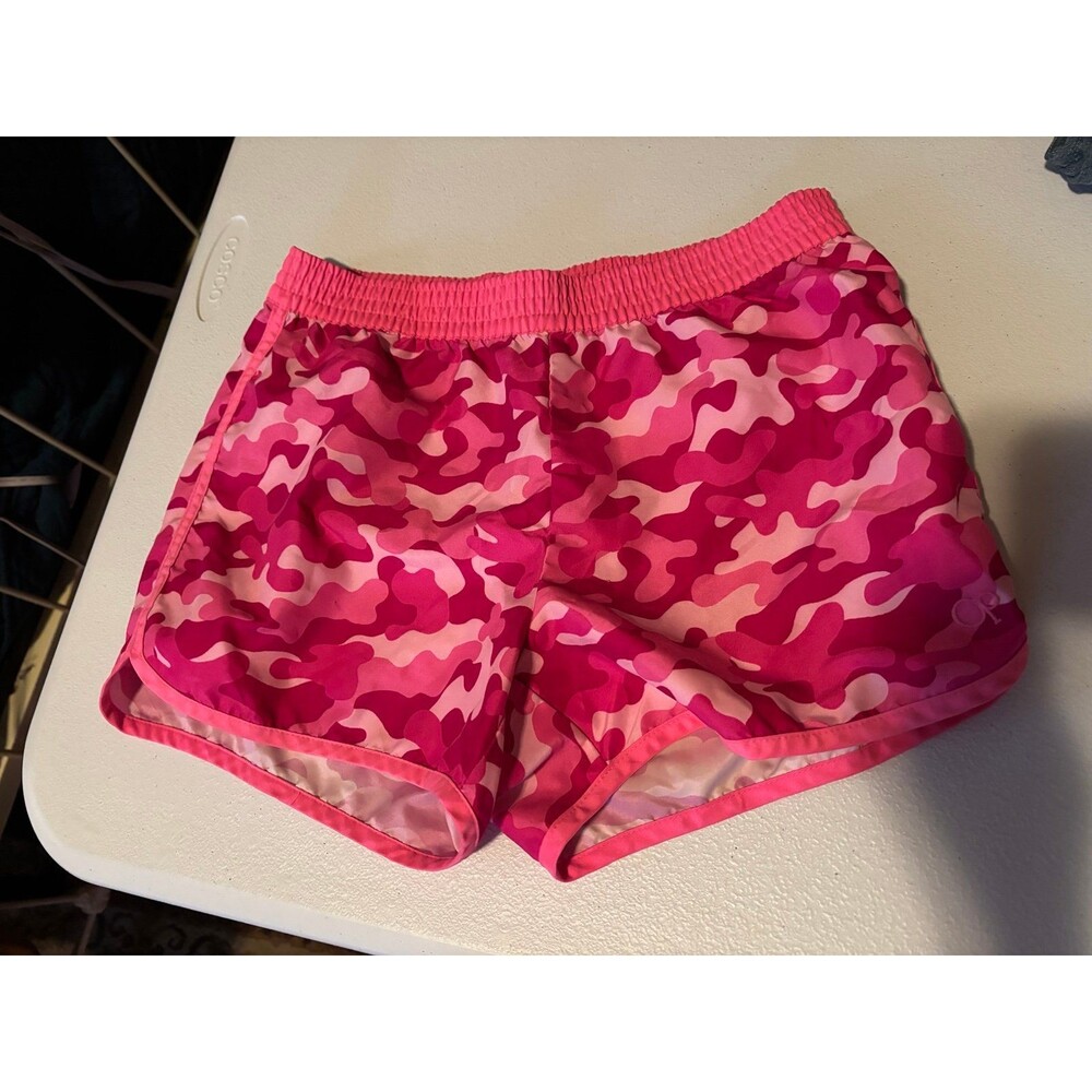 OP Ocean Pacific Size XL Girls Pink Camouflage Shorts 26x3